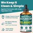 Graviola Soursop Leaf Extract Liquid - Soursop Bitters Liquid, Support Immune, Relax, Liver and Sleep | Non-GMO, Sugar & Gluten Free, Original Flavor, 2 Fl Oz 6