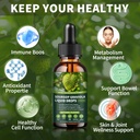 Soursop Graviola Liquid Drops 2000mg, Organic Soursop Extract - 98% Absorption Soursop Bitters Liquid for Cell Support & Regeneration and Immune Boost, Sugar/Gluten Free, Natural Flavor, 2 Fl Oz 3