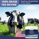 Totaria Bovine Colostrum Supplement Powder for Gut Health, Hair Growth, Beauty and Immune Support - USA Farm Grass Fed - No Fillers, GMP Certified Calostro Bovino para Adultos Organico, 60 Servings 3