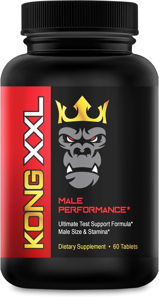 Kong XXL- Ultimate Male Performance and Enlargement Pills for Men- Add 3-6” in 60 Days- Enhanced Size, Drive, Strength and Endurance - Boost Performance- 60 Tablets 2