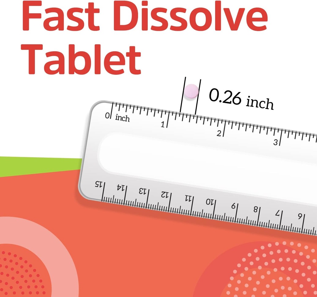 Gutcha Vitamin B12 5000 mcg, Bioactive Methylcobalamin, for Nerve, Heart, Brain Health & Energy Production, Non GMO, No Sugar, No Gluten, Natural Peach Flavor, 90 Vegan & Fast Dissolve Tablets 6
