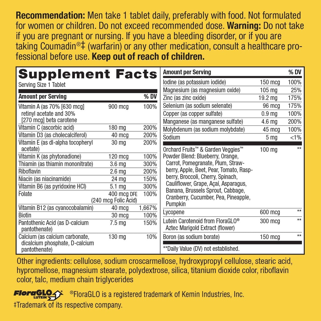 Nature’s Way Alive! Men’s 50+ Complete Multivitamin, High Potency B-Vitamins, 50 Tablets 5