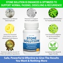 Stone Solution Capsules- Natural Dissolver, Kidney Stone Support & Kidney Cleanser, 60 Servings + Kidney Shield 120 Caps Kidney Supplement to Support Normal Kidney Function and Support Kidney Health 5