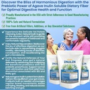 Organic Inulin Powder (48oz/3 lbs) Gentle Agave Prebiotic Soluble Fiber Supplement for Digestive Support, Gut Health, Vegan Baking, Smoothies & Drinks 6