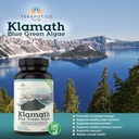 Premium Klamath Lake Blue Green Algae - More Powerful Than Spirulina and Chlorella Supplements | Pure Chlorophyll Rich SuperFood, Sourced from Organic Klamath Lake, 500mg, 60 Vegan Capsules 5