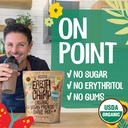 EarthChimp Organic Vegan Protein Powder - with Probiotics - Non GMO, Dairy Free, Non Whey, Plant Based Protein Powder for Women and Men, Gluten Free - 52 Servings 64 Oz (Chocolate) No Scoop 6