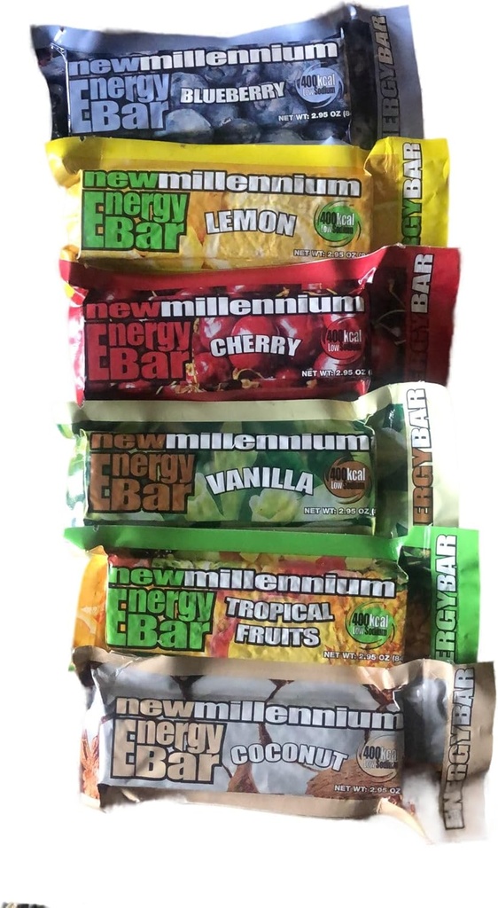Millennium Energy Bars Assorted Flavors Including Emergency Guide 2
