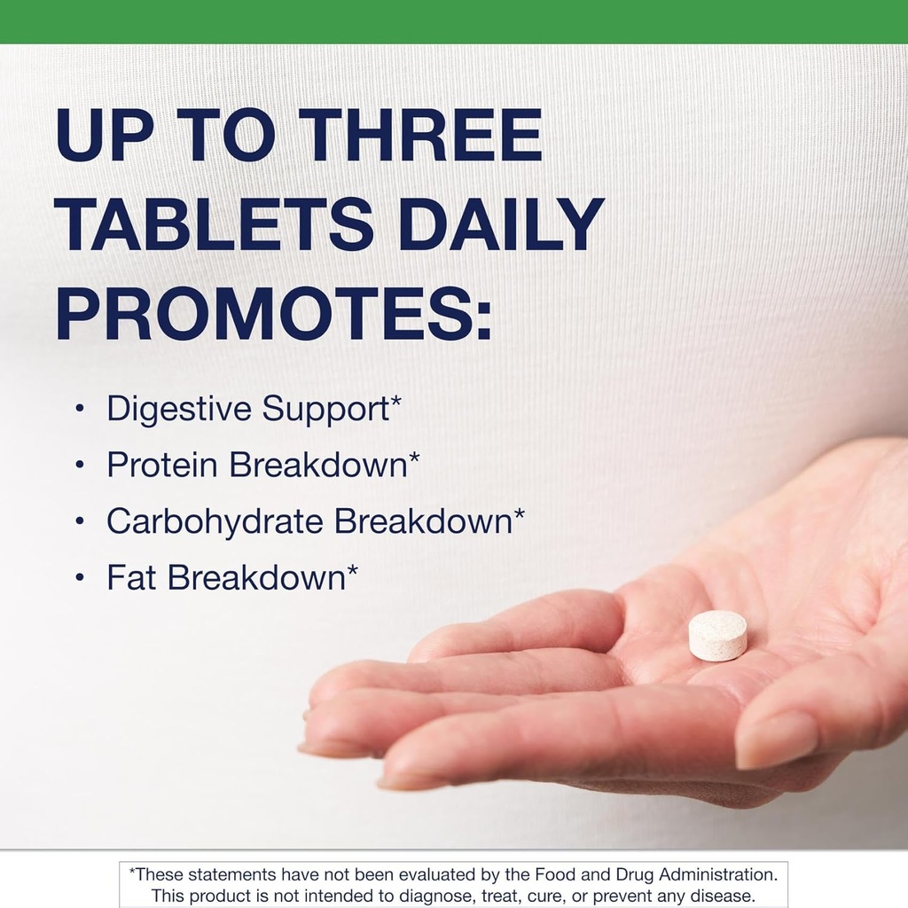 Metagenics SpectraZyme Pancreatic Enzymes - Digestive Enzyme Complex for Protein, Fat & Carb Breakdown - Supports Digestion, Gas Relief & Gut Health* - Non-GMO, Gluten-Free - 90 Tablets 3