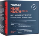 ROMAN Heart Health | Men's Daily Nutritional Supplement for Cardiovascular Support, Features Magnesium, Vitamins K + D3, CoQ10, and Spirulina | 30-Day Supply (120 Tablets + 60 Fish Oil Softgels) 2