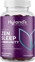 Hyland's Rest and Fortify Zen Sleep Aid and Immune Support, 42 Vegan Gummies, with Melatonin and L-Theanine for Sleep Support and Organic Black Elderberry, Vitamin C and Zinc 2