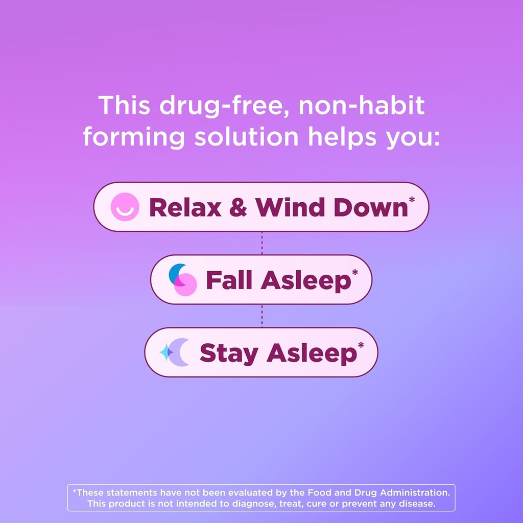 OLLY Max Strength Sleep Gummy, 10mg Melatonin, L-Theanine, Chamomile, Lemon Balm, Sugar Free, Vegetarian Sleep Aid, Strawberry - 50 Count 4