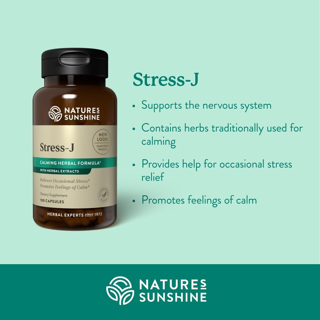 Nature's Sunshine Stress-J 100 Capsules 3