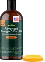 Wuffes Advanced Omega 3 Fish Oil for Dogs, Natural EPA & DHA Fatty Acids, Supports Healthy Skin and Coat, Joint Nutrition, Digestion & Immune System - 100% Pure Wild Alaskan Fish Oil - 8 Oz 2