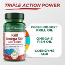 Krill Omega 50 Plus w/ CoQ10 from Purity Products - 1300mg Krill Oil and Fish Oil Blend - 100mg CoQ10 - 500mg Natural Astaxanthin - Support for Joint, Brain Health and more - 60 Mini Softgels 4