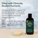 Wuffes Advanced Omega 3 Fish Oil for Dogs, Natural EPA & DHA Fatty Acids, Supports Healthy Skin and Coat, Joint Nutrition, Digestion & Immune System - 100% Pure Wild Alaskan Fish Oil - 8 Oz 4