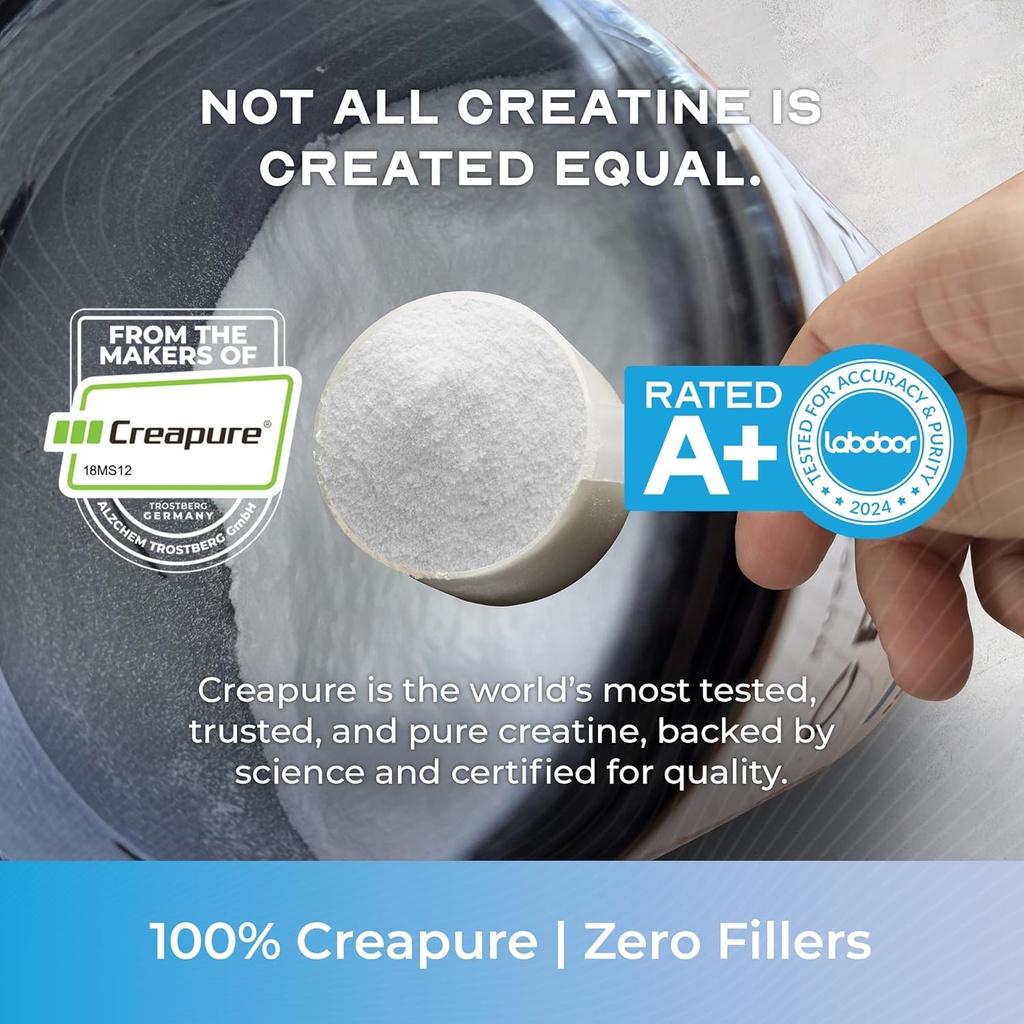Muscle Feast Creapure Creatine Monohydrate Powder, Vegan Keto Friendly Gluten-Free, Mass Gainer, Muscle Recovery Supplement and Trusted Creatine for Muscle Growth, Creatine Powder, Unflavored, 500g 3