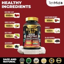Red Vine Leaf Extract Supplement - 7in1 Formula - Combine with Horse Chestnut, Beet Root, Acai Berry, Hawthorn Berry, Garlic, and Black Pepper - 150 Capsules for 75 Days Supply 4