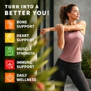 (2 Pack) Organic Vitamin D3 K2 Drops 5000 IU with MCT Oil Omega 3 - Maximum Strength Liquid D3 with No Fillers, Non-GMO for Faster Absorption, Immune Support (Strawberry, 2 Fl Oz) 6