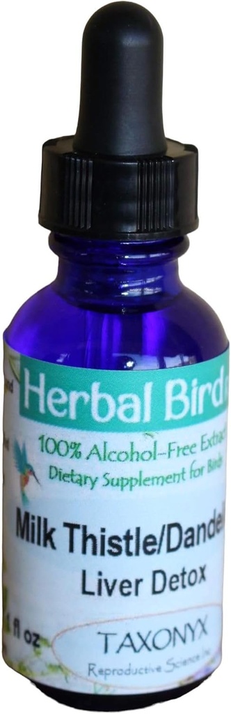 Taxonyx Milk Thistle/Dandelion for Birds - Herbal Bird RX (1 fl oz) 2