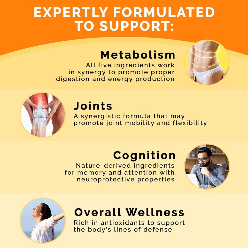 5-in-1 Ceylon Cinnamon w Apple Cider Vinegar, Turmeric, & Ginseng Root (120ct) & 6-in-1 Maca Root Ashwagandha w DHEA & Black Pepper Fruit (120ct) Bundle - Energy, Mood, & Immune Support Supplement 5