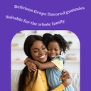 BeLive Iron Gummies - Multivitamin Iron Supplement with Vitamin C, A, B & Zinc, Supports Blood Oxygen, Vegan Supplements for Women, Men & Kids for Growth and Development - Grape Flavor | 5-Pack 6