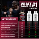 115,000mg Fadogia Agrestis with Tongkat Ali + BioPerine® [Max Absorption] - Supports Stamina, Strength, Focus, Muscle Health & Recovery, Drive & Performance - Non-GMO & Made in USA - 120 V Capsules 5