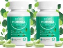100% Moringa Pure Capsules, Supports Sleep, Joints, Energy Moringa Powder Organic Capsules Sleep Quality Natural Energy Boost Antioxidant Rich Moringa Supplement, 60 Capsules(2pc) 2