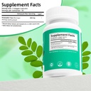 100% Moringa Pure Capsules, Supports Sleep, Joints, Energy Moringa Powder Organic Capsules Sleep Quality Natural Energy Boost Antioxidant Rich Moringa Supplement, 60 Capsules(2pc) 6