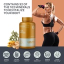 Organic Sea Moss Organic Bladderwrack Organic Burdock 120ct 60 Serving 2 Month Supple Vegetable Capsules 6