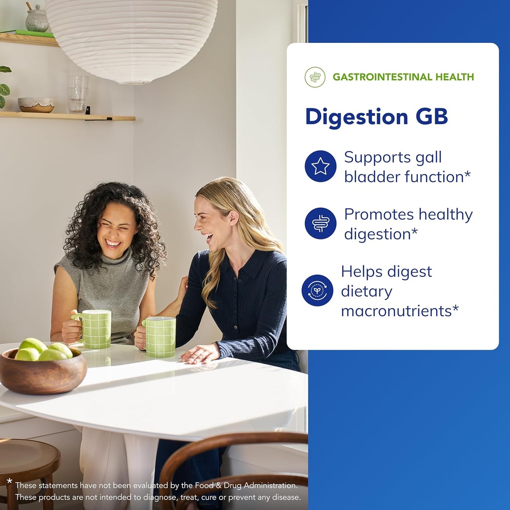 Pure Encapsulations Digestion GB - Digestive Enzyme Supplement - for Gallbladder Support & Gut Health* - with Bile Salts & Digestive Enzymes Blend - Gluten Free & Non-GMO - 180 Capsules 4