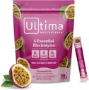 Ultima Replenisher Daily Electrolyte Powder Drink Mix – Sugar Free – Passionfruit, 20 Stickpacks – Hydration Packets with 6 Electrolytes and Trace Minerals – Keto Friendly, Non-GMO 2