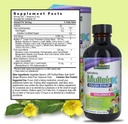 Nature's Answer Mullein X Kids Cough Syrup 4 Ounce - Soothes Coughs, Clears Mucus, Respiratory & Lung Support, Non GMO, Gluten Free, Non Drowsy, Mucus Relief - Natural Honey Flavor 4