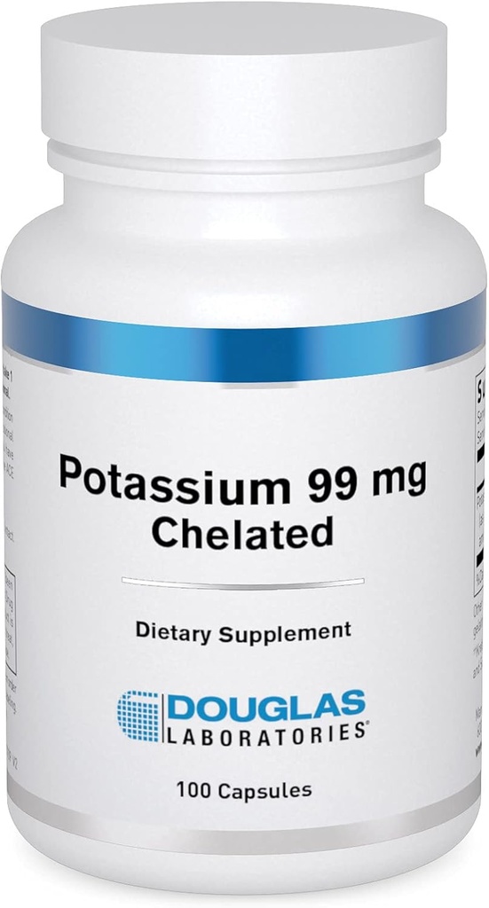 Douglas Laboratories Potassium 99 mg Chelated | Supports Nerve Impulses, Skeletal Muscle Function, and Already Normal Blood Pressure* | 100 Capsules 2