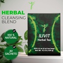Ilivit Organic Colon Cleanser & Detox Tea | Colon Cleanse | Cleansing Tea For Bloating Relief | 30 Bags 5