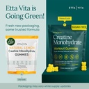 Sugar-Free Creatine Monohydrate Gummies 5gram per Serving, Potent Creatine Gummies for Men & Women, Supplement for Muscle Support, Cellular Energy & Cognitive Function, Gluten-Free 3