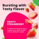 Iron Gummies with Multivitamin, Iron Supplement for Women & Men with Zinc, Vitamin B Complex & C, B12, Folate - Blood Builder & Energy Support for Adults & Kids - Strawberry Flavor, Vegan 60 Gummies 6