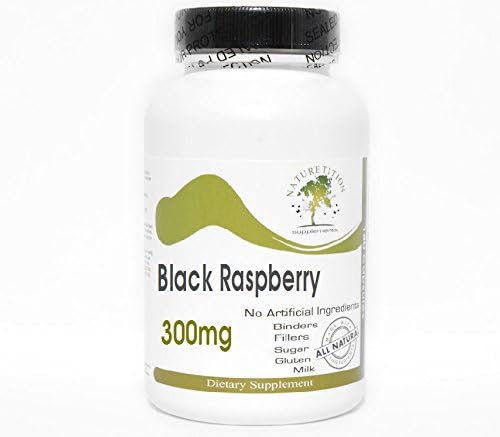 Black Raspberry 300mg ~ 90 Capsules - No Additives ~ Naturetition Supplements 2
