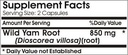 Wild Yam Root 850mg ~ 100 Capsules - No Additives ~ Naturetition Supplements 3