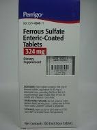 Ferrous Sulfate 324mg Enteric-coated Red Tablets 100count 2