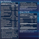 BODYTECH MenaTMs Sport Pack a Daily Multivitamin, Mineral, & Supplement Packs a Individually Wrapped (30-Day Supply) 4