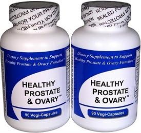 Healthy Prostate and Ovary - (2 Bottles Contain a Total of 180 Vegi-Capsules) - Concentrated Herbal Blend -with Crinum Latifolium, Vegan Kosher Caps. Prostate Herbs for Optimal Support* 2