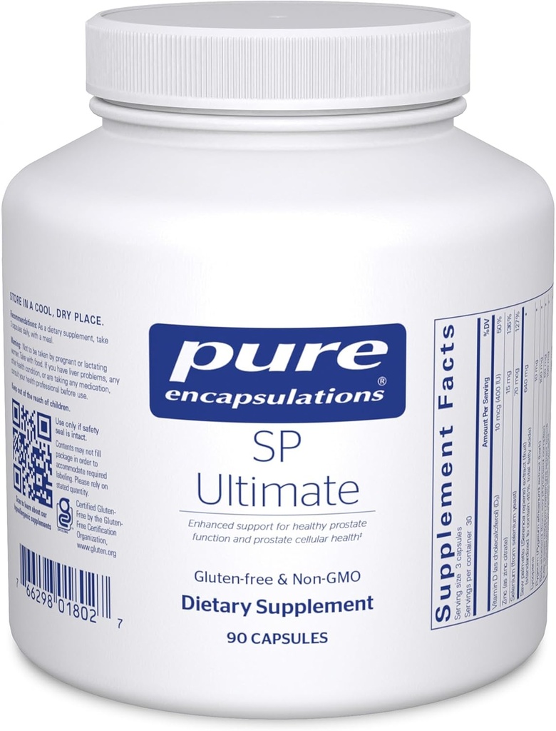 Pure Encapsulations SP Ultimate | Enhance Support for Healthy Prostate Function and Prostate Cellular Health* | 90 Capsules