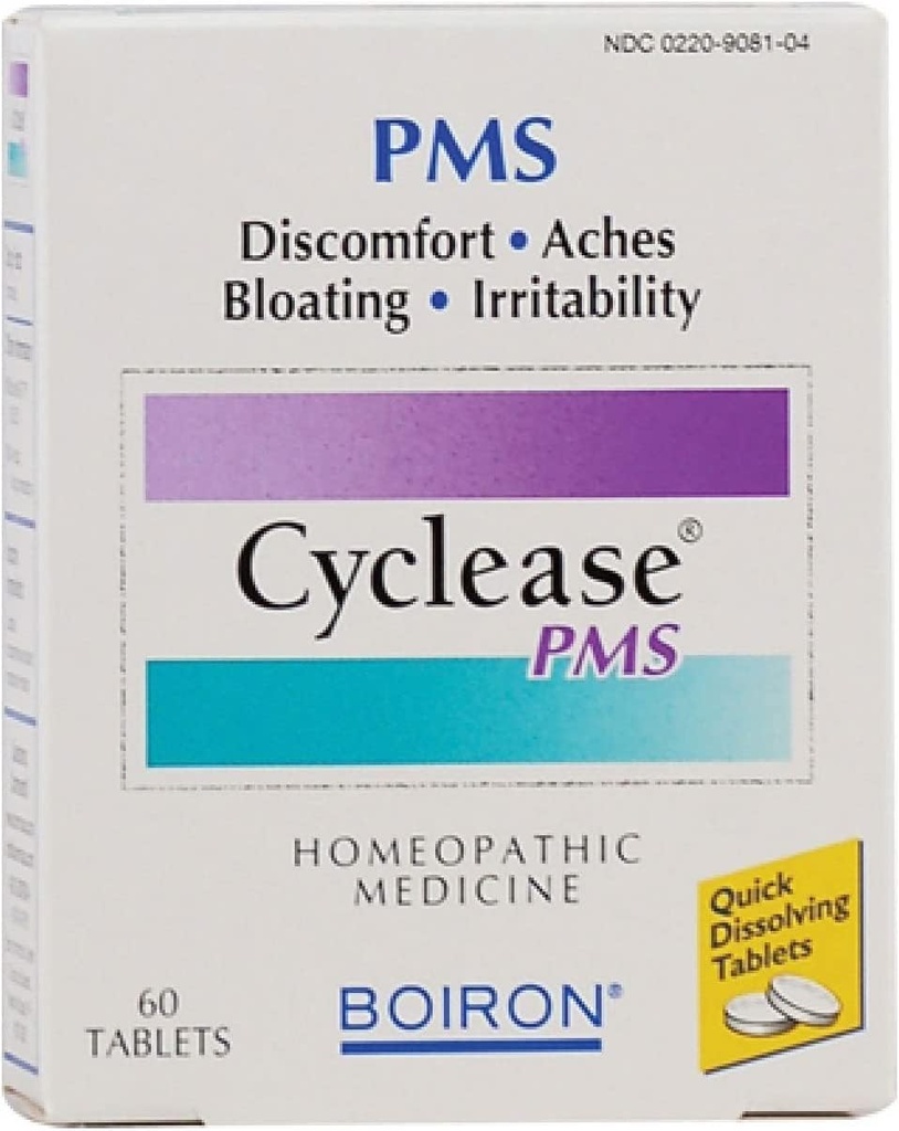 Boiron Cyclease Pms, 60 Tablets, Homeopathic Medicine for Pms Relief