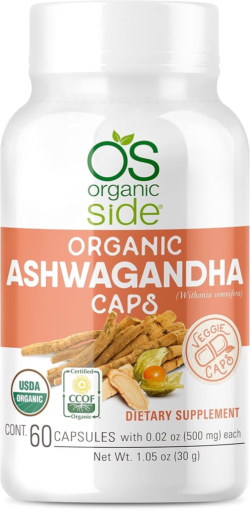 | Ashwagandha | 60 Veggie Caps | Pure 1,000 Mg | Formula for Natural Stress Relief, Mood Enhancement & Wellness Support | Vegan, Non-GMO, Gluten-Free