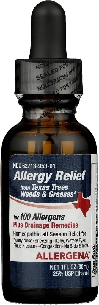 PROGENA - Allergena Texas Trees - Allergy Relief Drops (1 Fl Ounce)