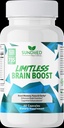 Limitless Brain Boost (60 caps) - Memory, Focus, Mental Clarity - Nootropics Scientific Formula for Enhance Performance, Super Ginkgo Biloba, St John Wort Extract, DMAE
