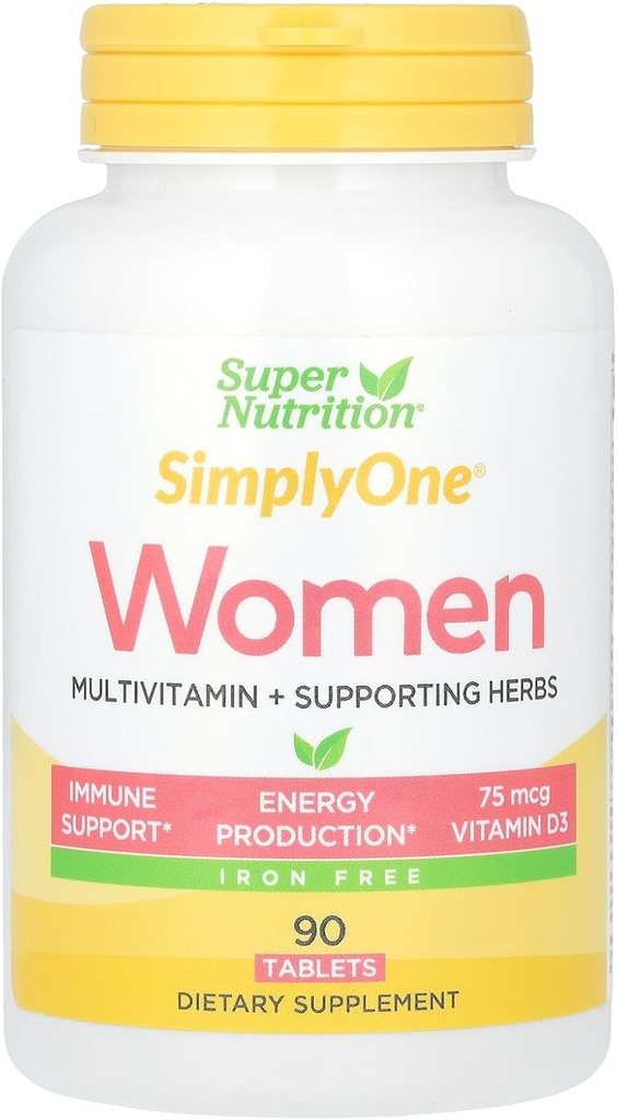SuperNutrition SimplyOne Multi-Vitamin for Women, 90 Count
