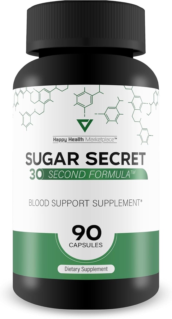 Sugar Secret 30 Second Formula - Our Best Blood Health Supplement - Blood Balance Health Blood Health - Blood Support Supplement - Blood Health Support - Berberine Blood Support