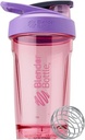 BlenderBottle Sport Shaker Bottle with Wire Whisk, 24-Ounce, Purple – Protein Shakes & Hydration for Athletes & Fitness Enthusiasts, Easy Mixing, Durable & Lightweight, Lockable Lid