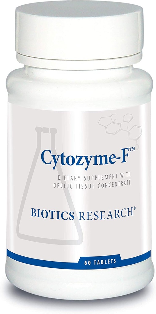 Biotics Research Cytozyme F Female Support Formula, Supports Endocrine Function, Glandular Health, Women’s Health, Potent Antioxidant Activity, SOD, Catalase. 60 Tablets